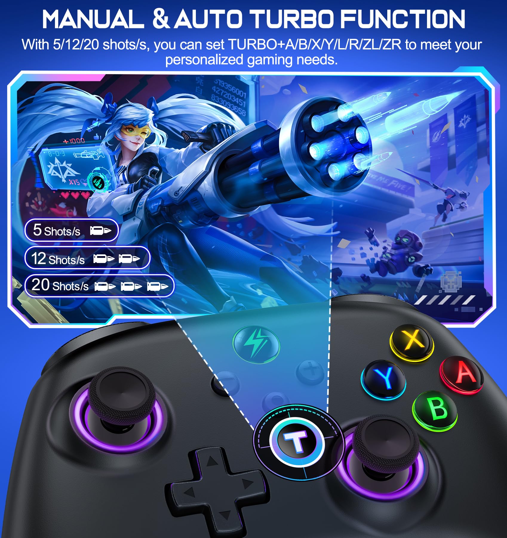 Amazon.com: Wireless Switch Controller for Nintendo Switch
